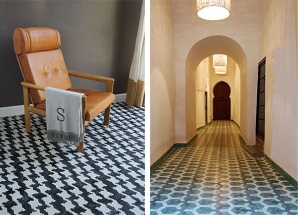 MOROCCAN CEMENT TILES : inspiration from Popham Design