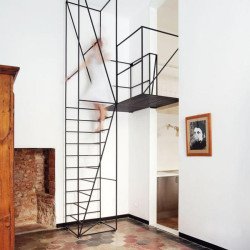 WALKING THE WIRE: a staircase designed in the spirit of preservation