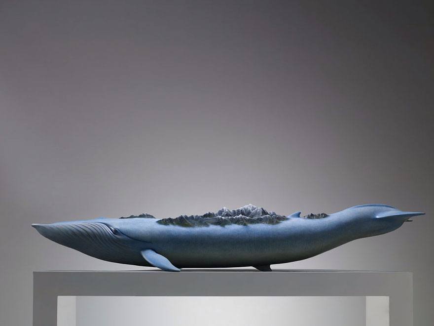Wang Ruilin Whale Sculpture