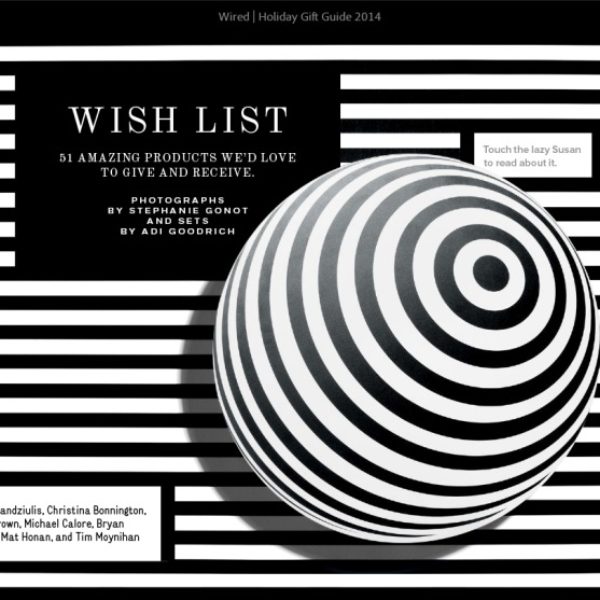 COVERGIRL: DSHOP’s Lazy Suzi Scores Cover of WIRED Magazine’s Holiday Gift Guide