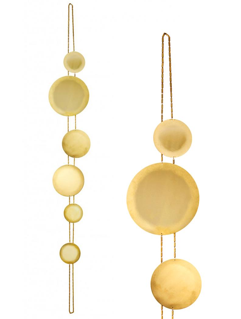 LaLouL Mirrored Brass Wall Hanging at DSHOP