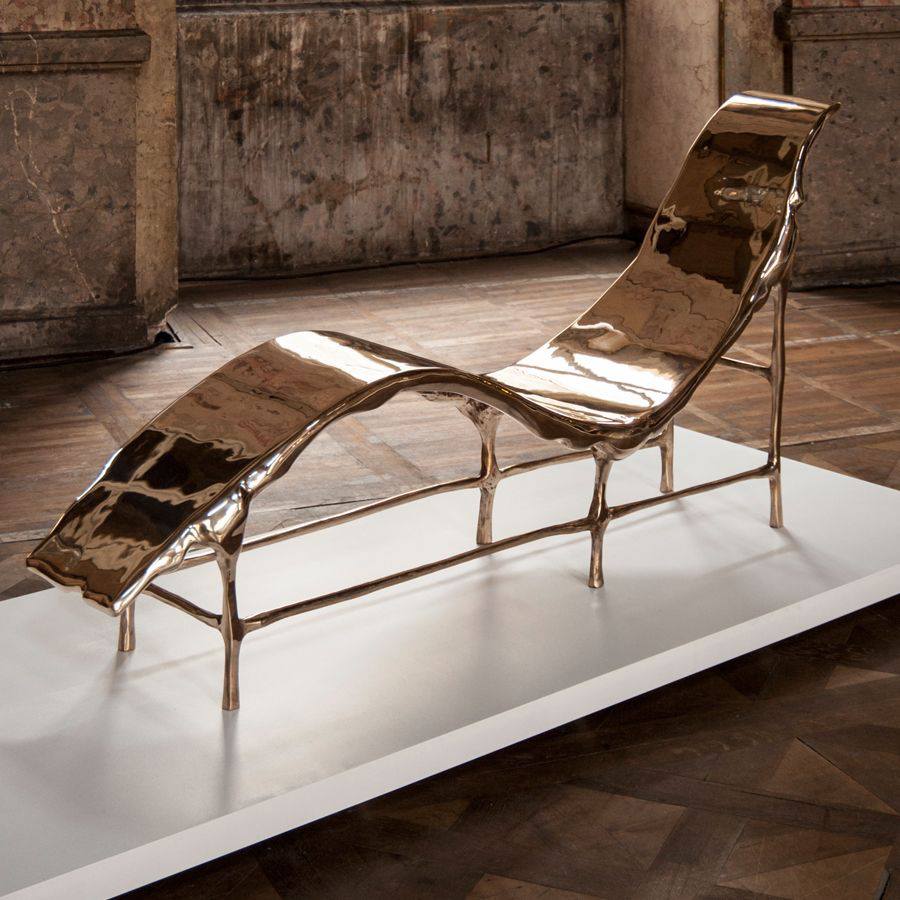 Bronze Age Lounge Chair by Tjep