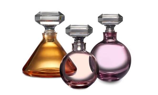 Perfume Bottles desgned by Jo Sampson for Waterford's new Rebel collection