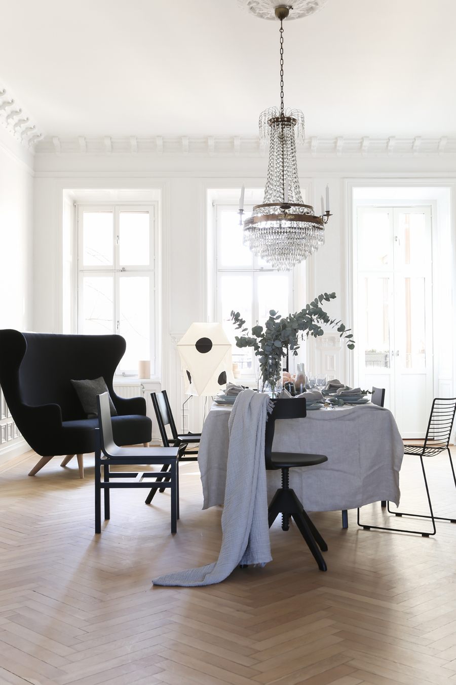 Valhallavagen Apartment for Eklund Stockholm New York by Annaleena Leino