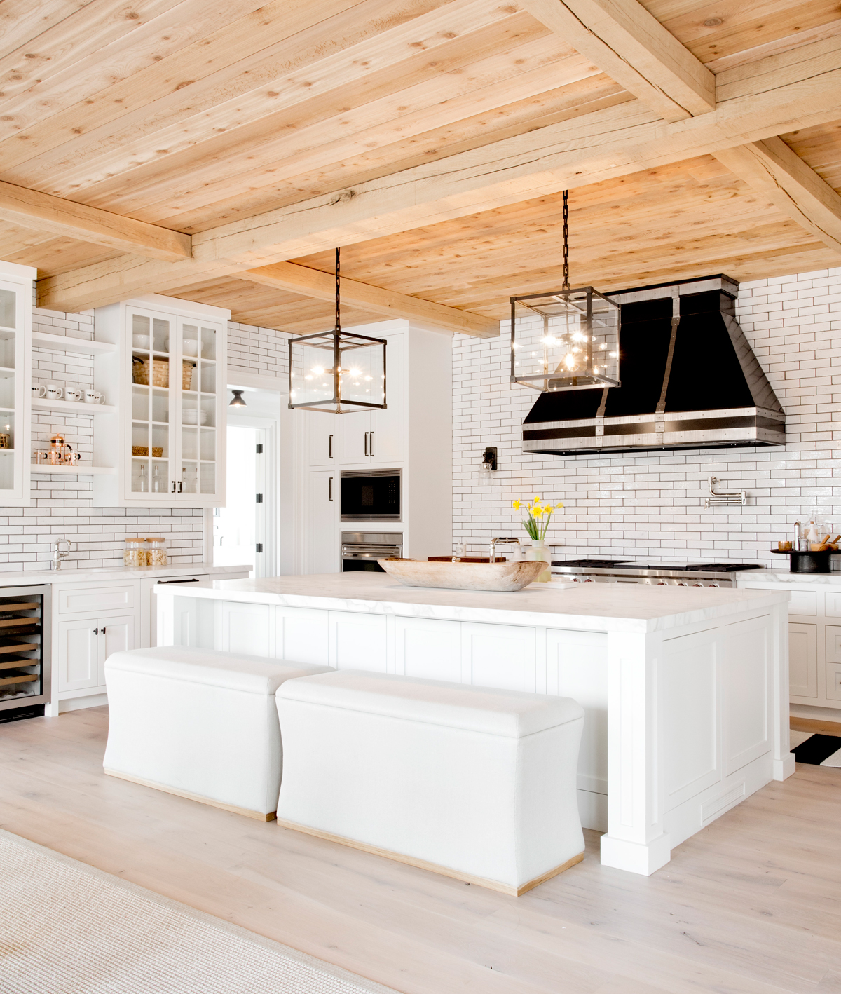 Contemporary Sagaponack Kitchen by Tamara Magel