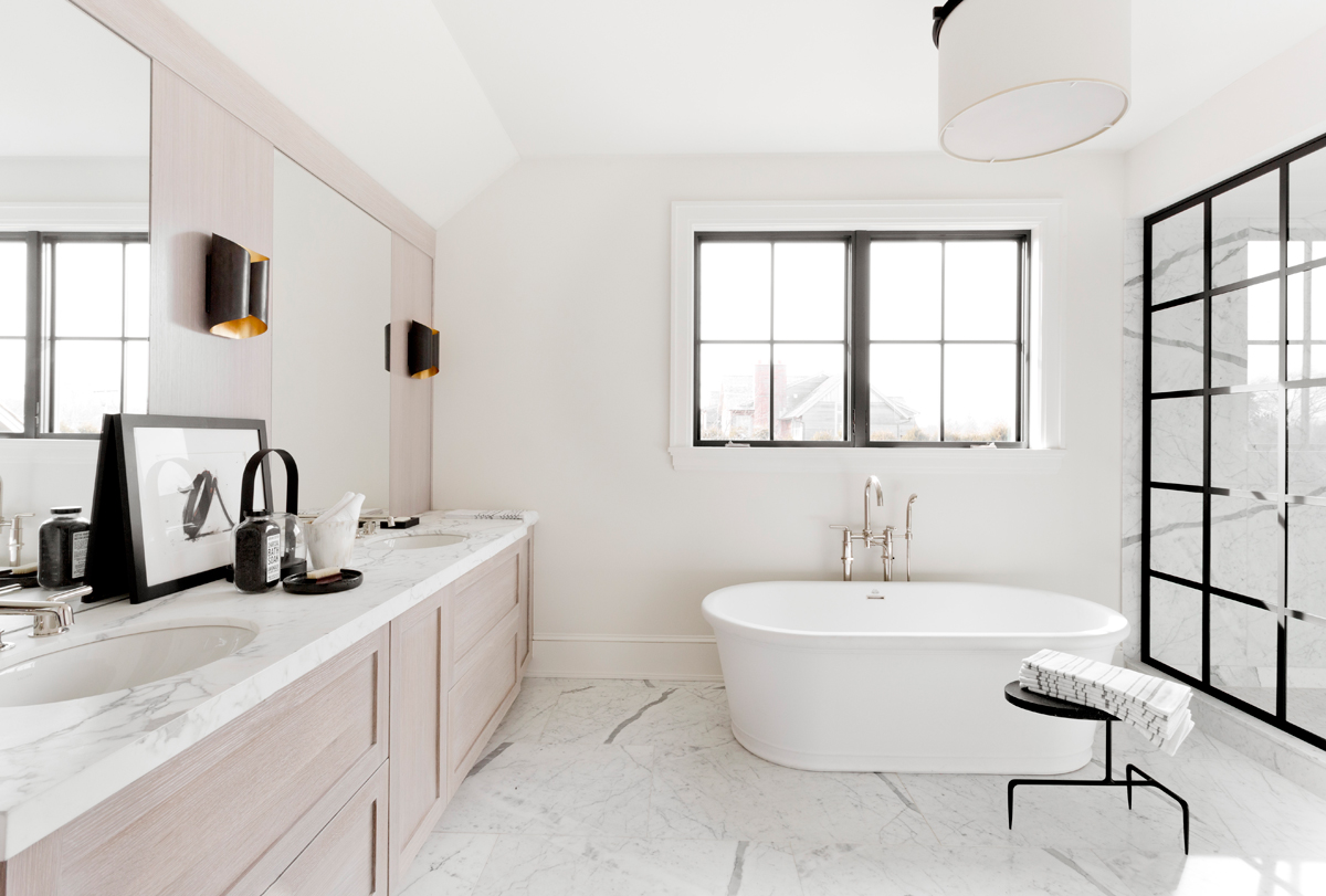 Contemporary Sagaponack Bathroom by Tamara Magel