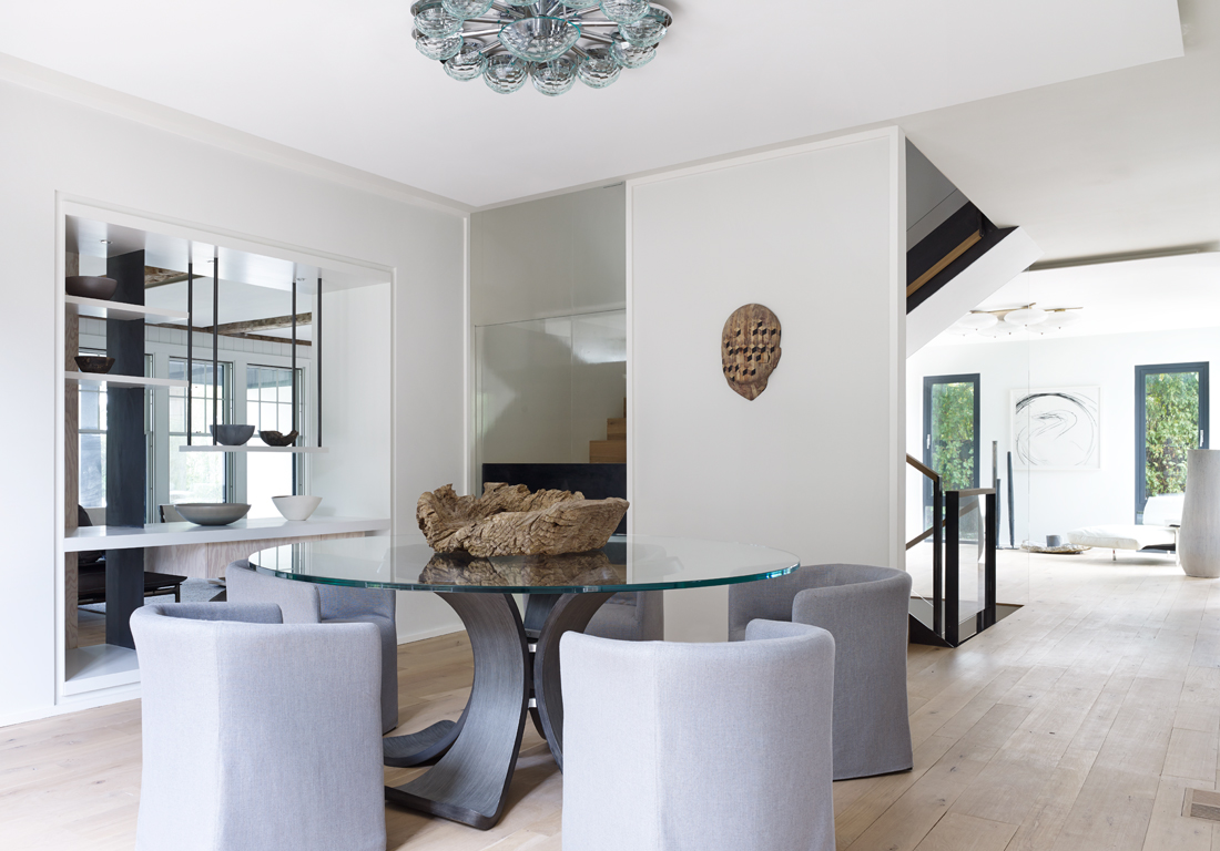 Soulful Modern Southport Dining Room by Mar Silver