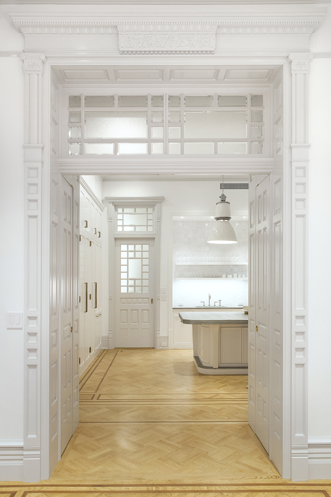 Timeless White Kitchen by Reunion Goods & Services and Fogarty Finger Architecture