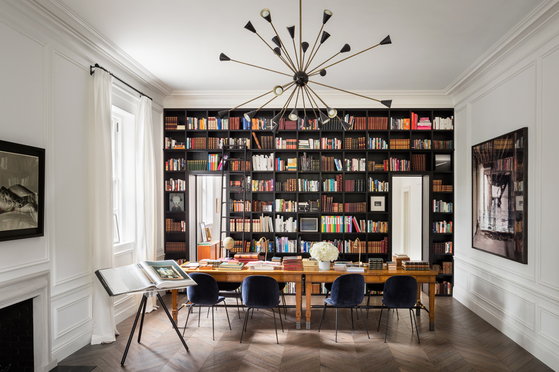 Eclectic Library by Steven Harris Architects 
