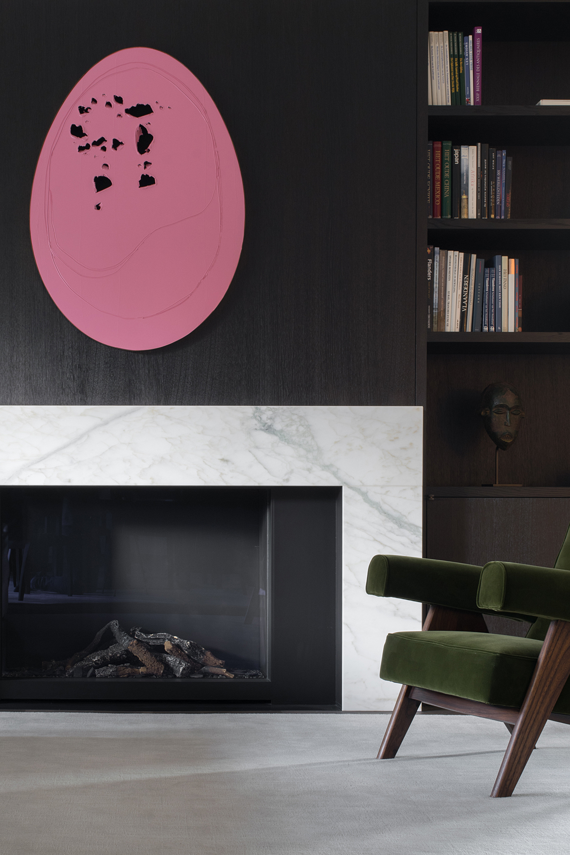Minimal Fireplace Design by Vincent Van Duysen