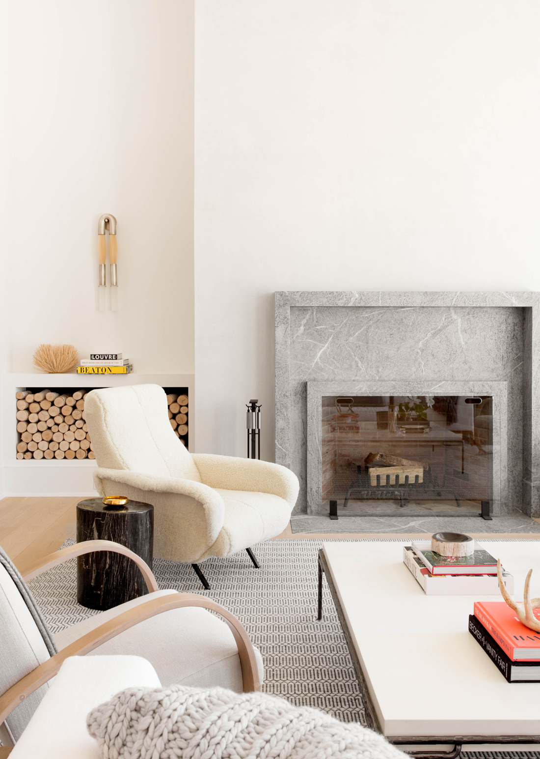 Contemporary Fireplace by Tamara Magel | DPAGES