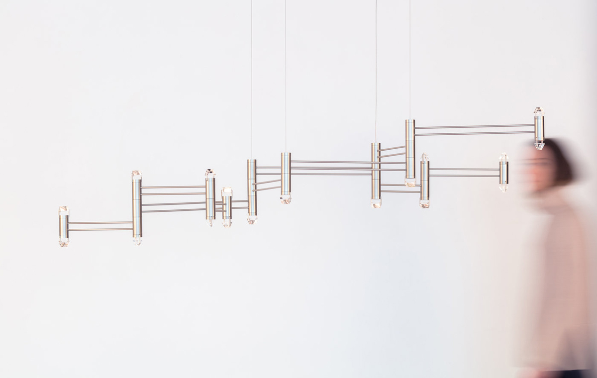 Milan Design Week 2018 - Aries XI.I chandelier by Bec Brittain