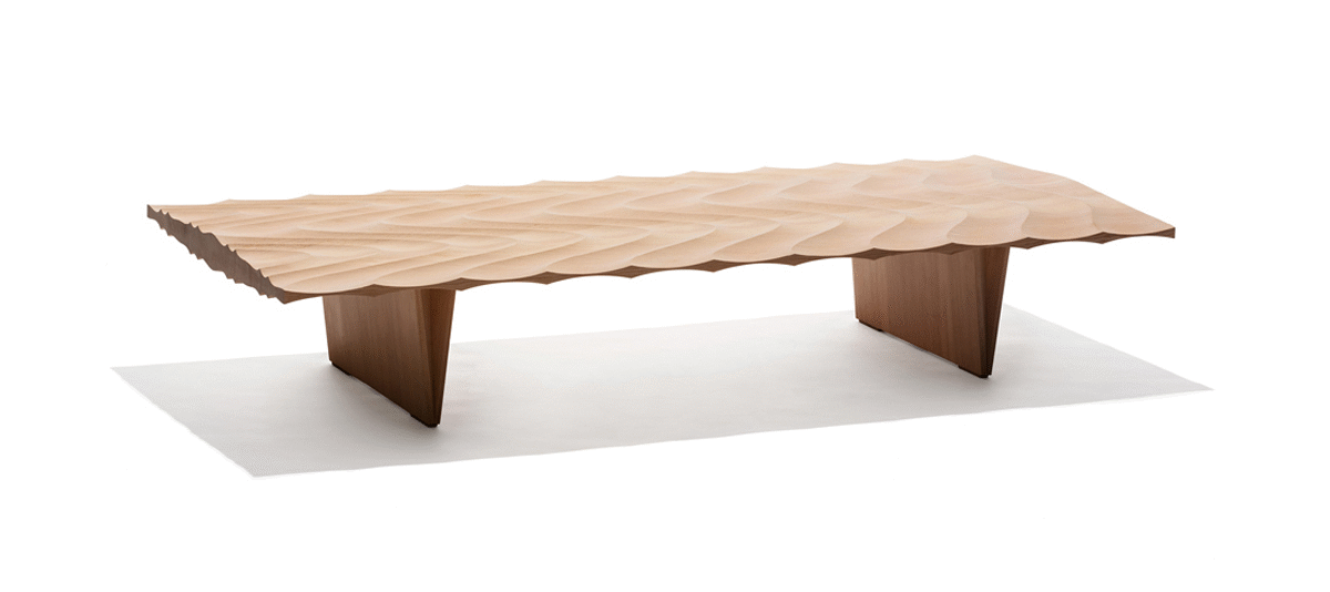 Milan Design Week 2018 - CNC-milled SAKYU Bench by Rasmus Fenhann