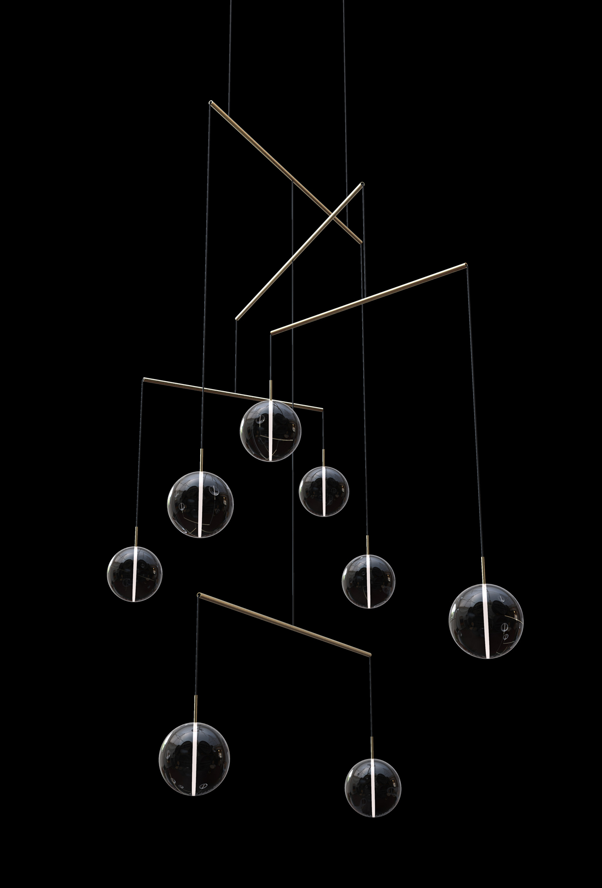 Milan Design Week 2018 - Midnight Dew Chandelier by Giopato & Coombes