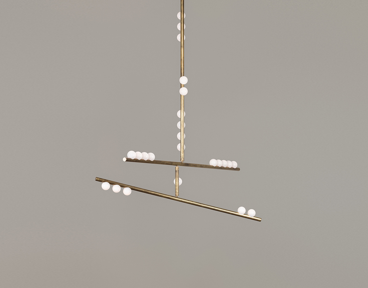 Milan Design Week 2018 - DS.24.01 Drop System chandelier by Lindsey Adelman