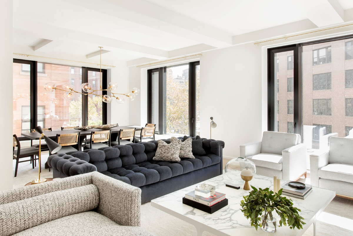 A Warm Modern Tribeca Apartment by Tamara Magel