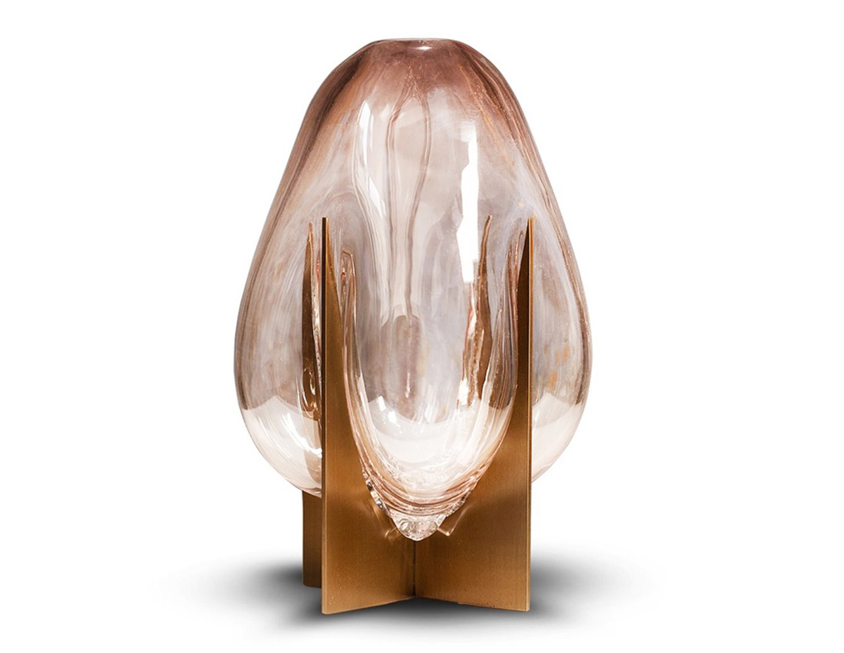 Venturi Murano Glass Vase by Bohinc Studio 