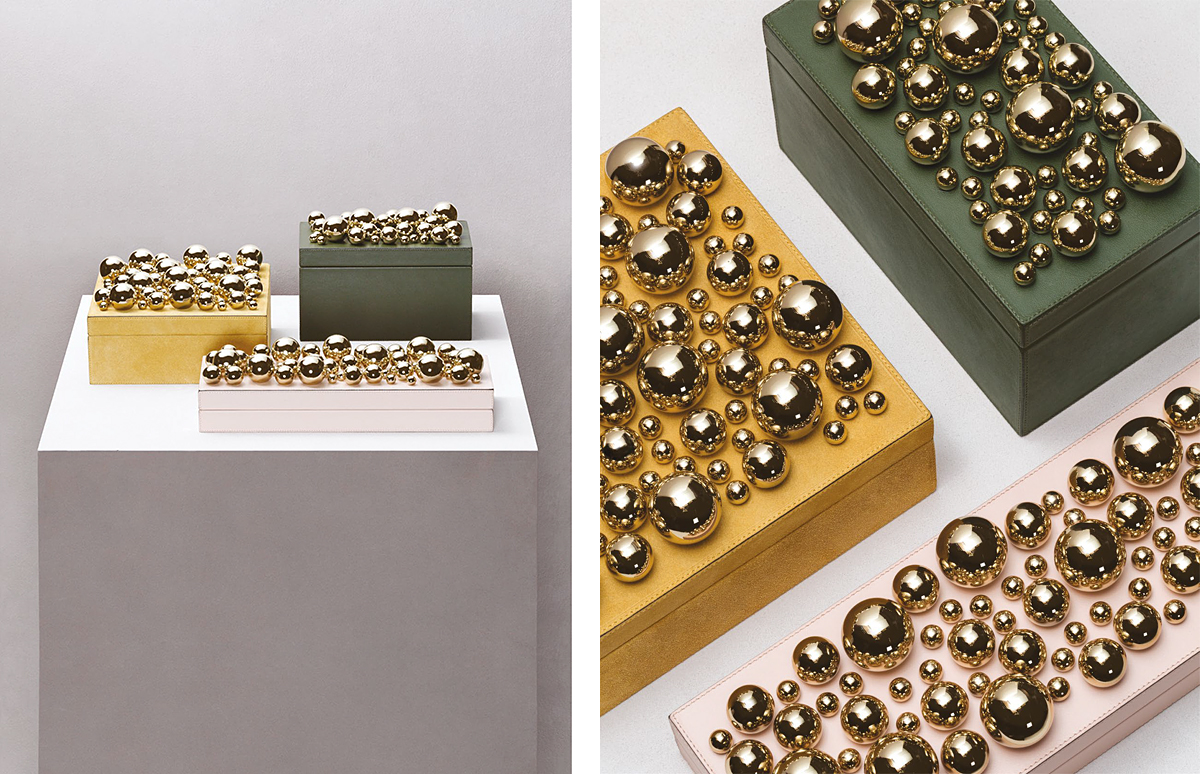 Champagne Boxes by Stehane Parmentier for Giobagnara
