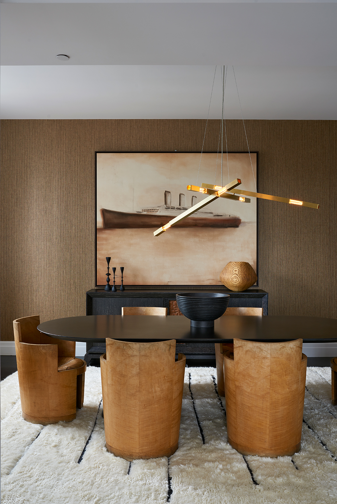 Eclectic Modern Dining Room by Timothy Godbold | DPAGES