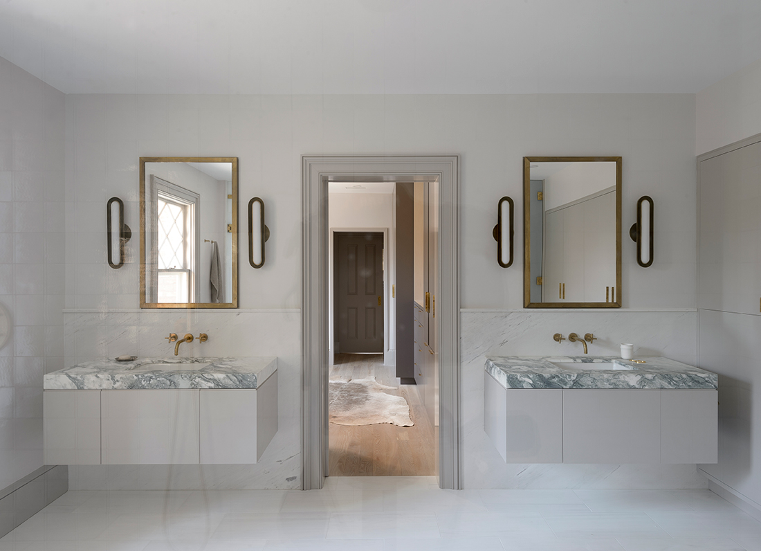 Modern Gray Bathroom by Studio DB | DPAGES
