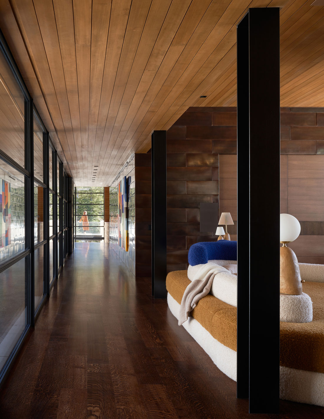 Wood Paneled Interior