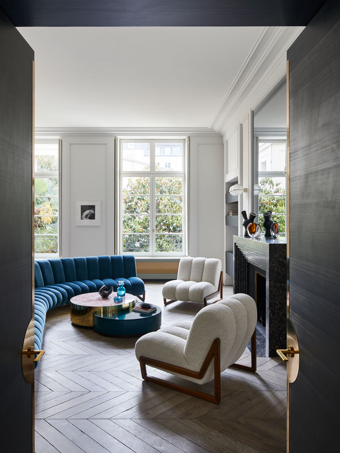 Parisian Living Room Design | DPAGES