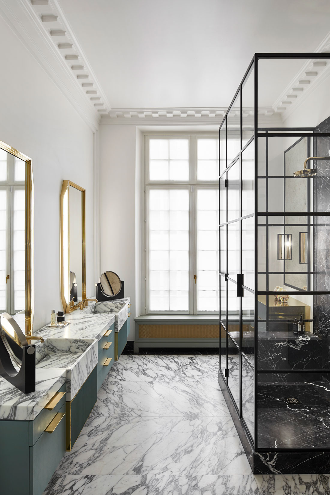 Parisian Bathroom Design | DPAGES