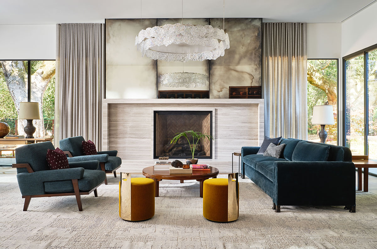 Mid Century Inspired Living Room Deisgn | DPAGES