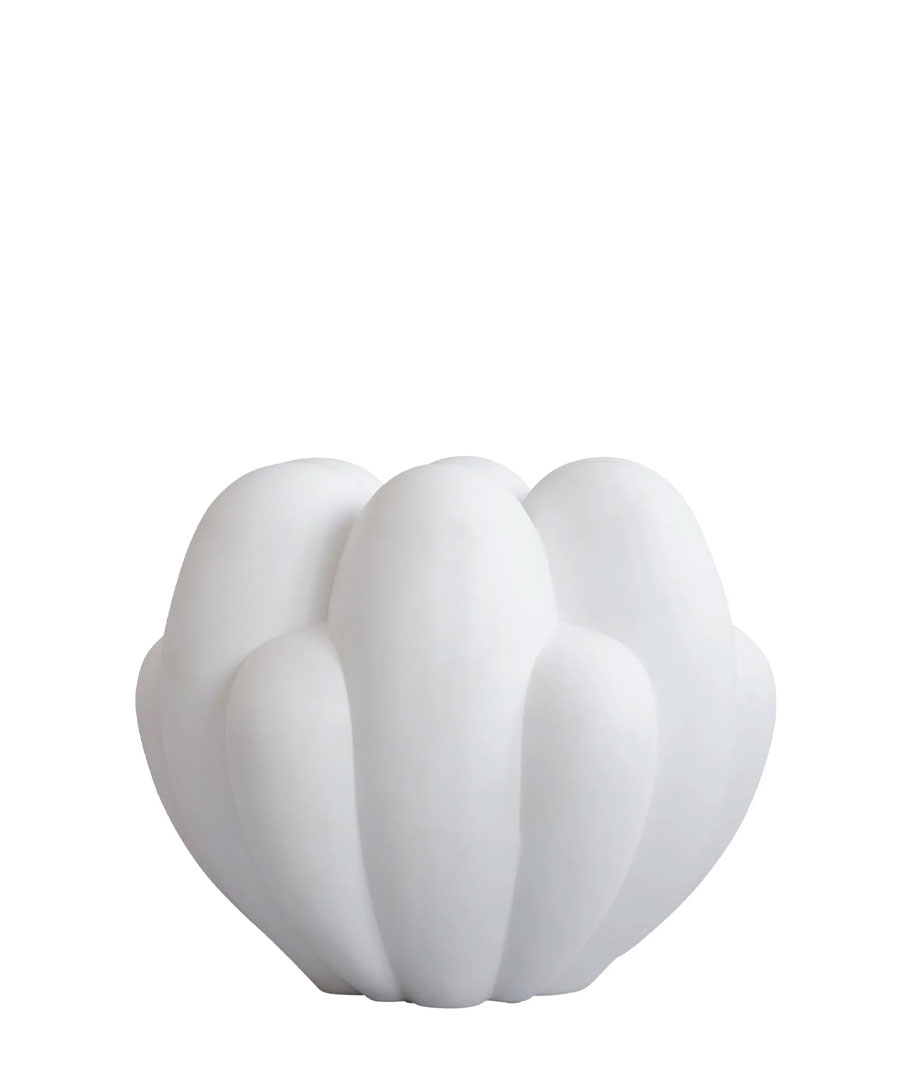 Bloom Vase in Bone White Ceramic | DSHOP
