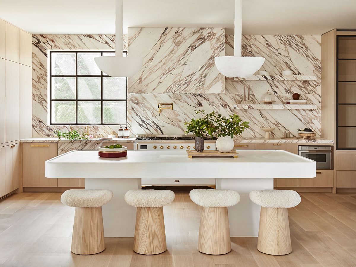 Pale Wood & Marble Kitchen | DPAGES