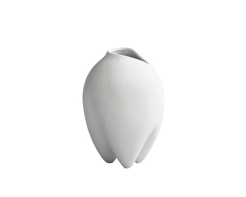 Sumo Vase Slim Bone White Ceramic | DSHOP