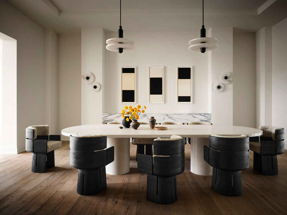 Contemporary Dining Room by Tamara Magel | DPAGES