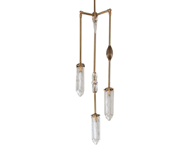 Chrysler Chandelier With Vintage Jewelry 3 Arm | DSHOP