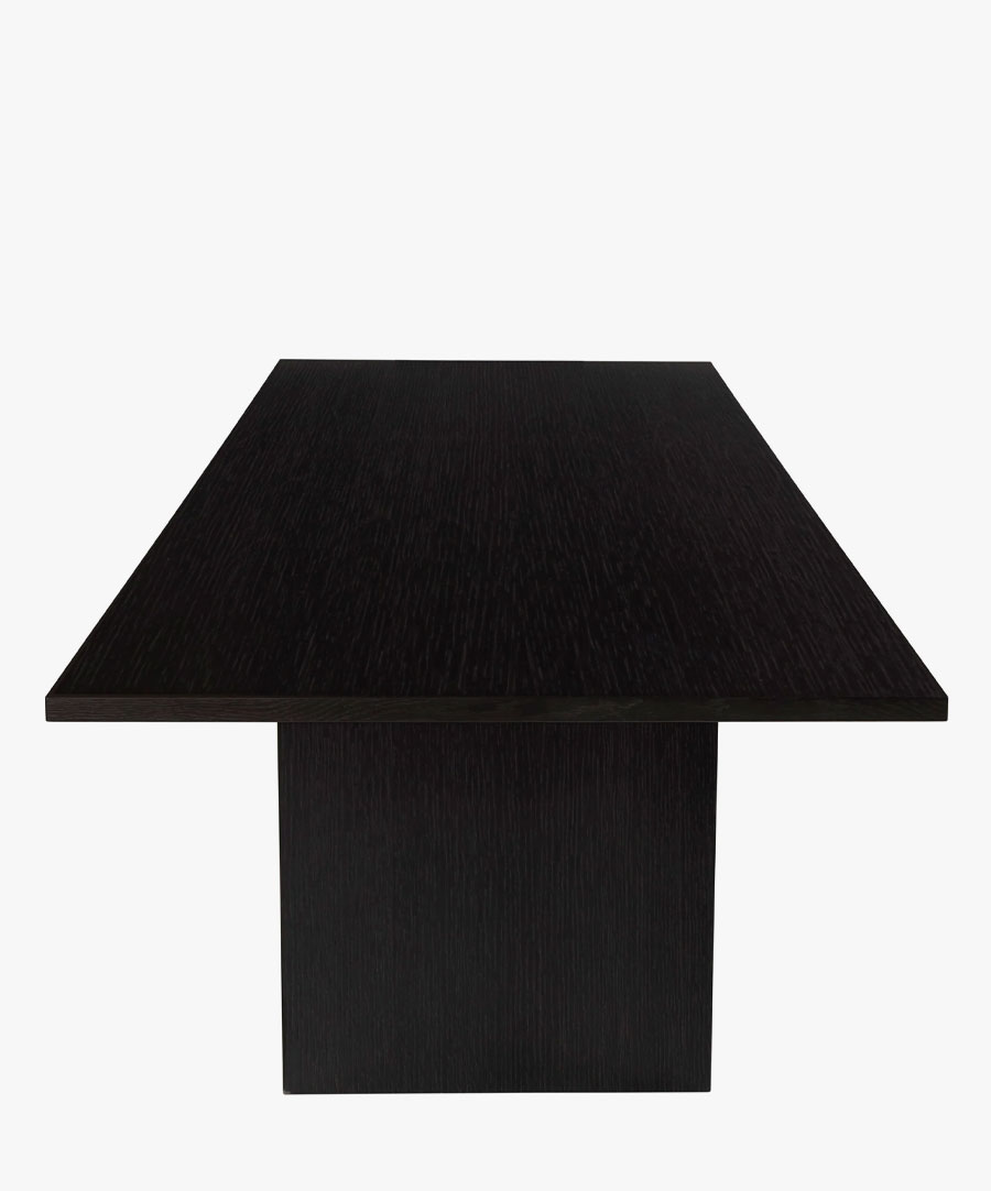 Private Dining Table in Brown Black Stained Ash | DSHOP