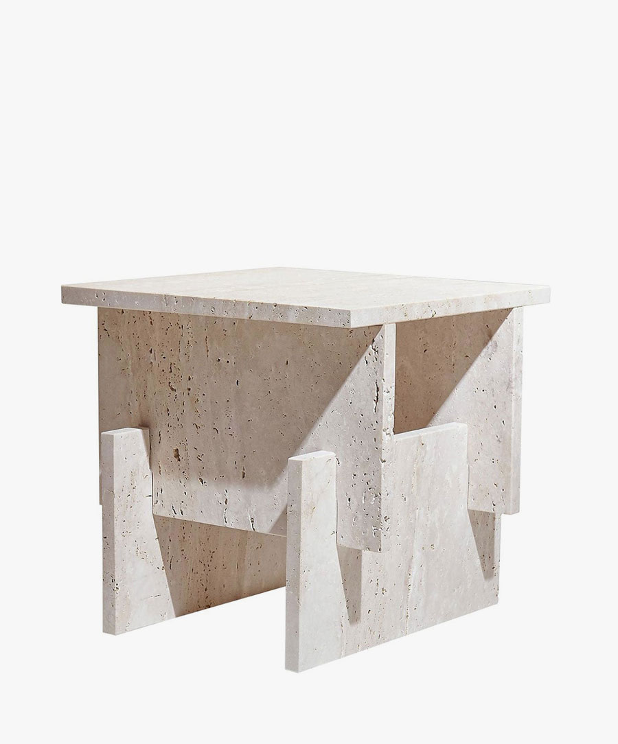 Fit Side Table - Travertine | DSHOP