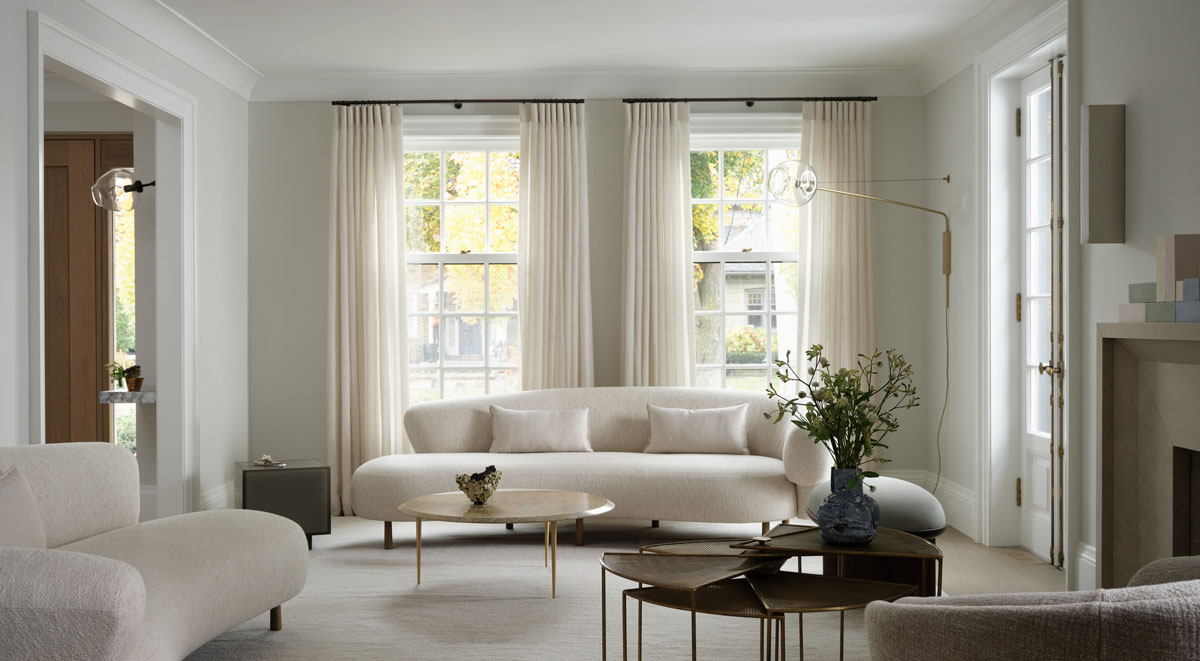 Contemporary White Living Room