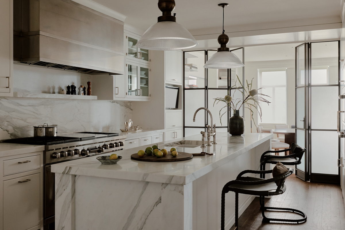 White Marble Kitchen