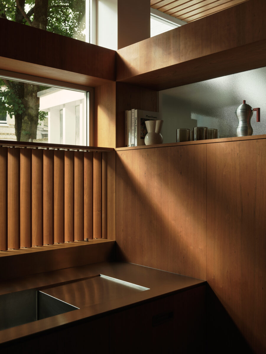 Wood Paneled Kitchen