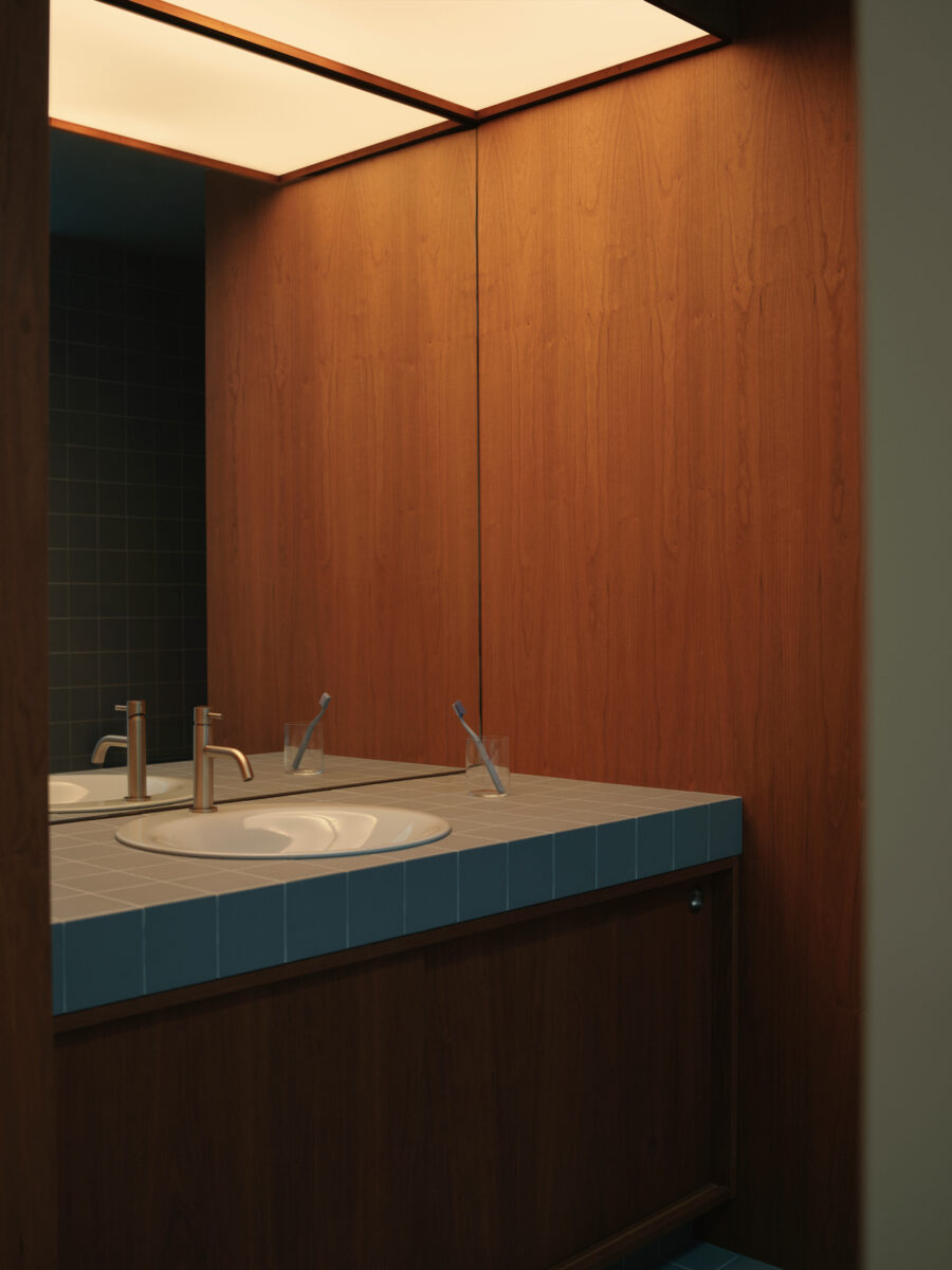 Mid-Century Style Bathroom