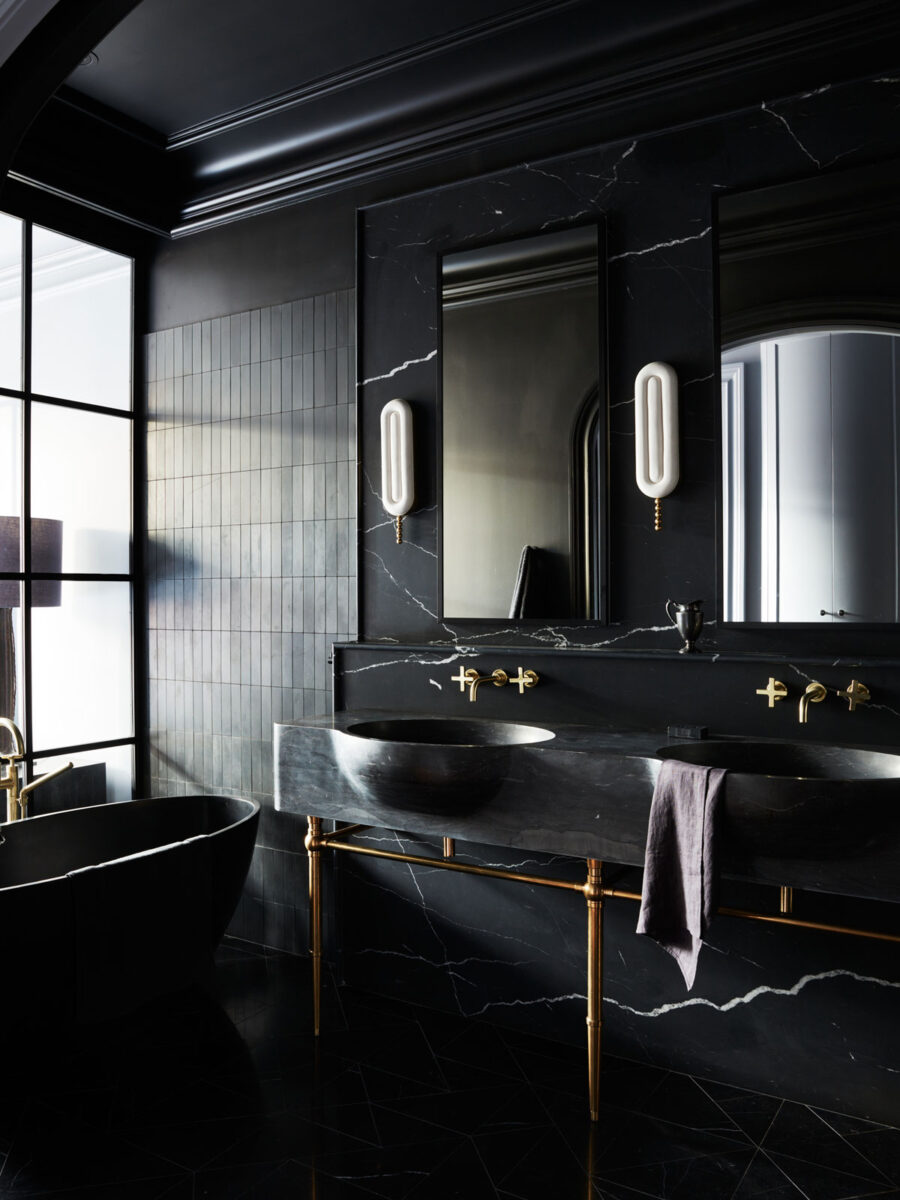 Black Marble Bathroom