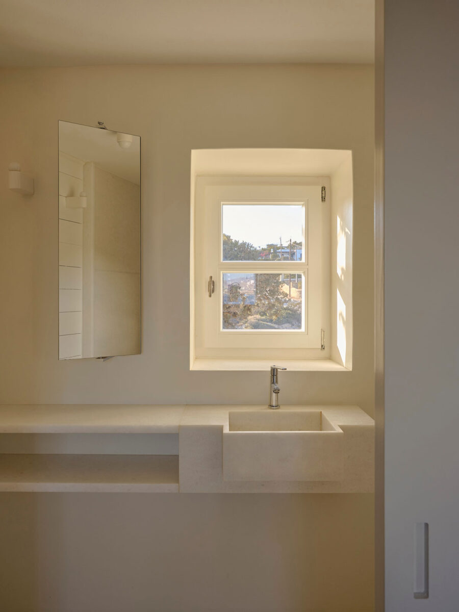 Minimalist White Bathroom