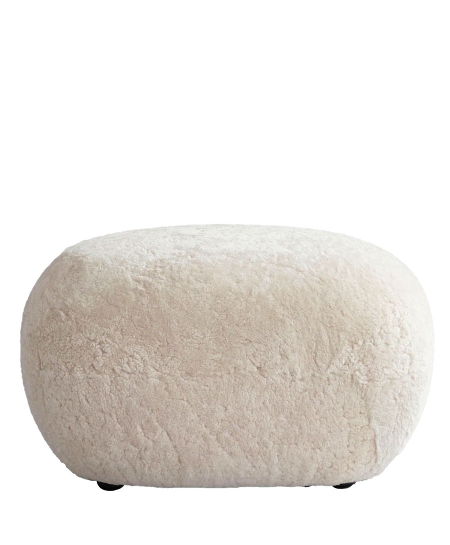 Toe Sheepskin Ottoman | DSHOP