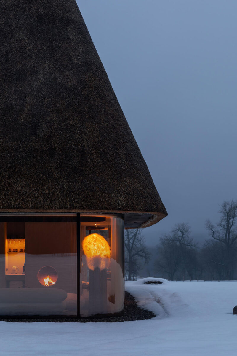 Curved Glass Wall Building