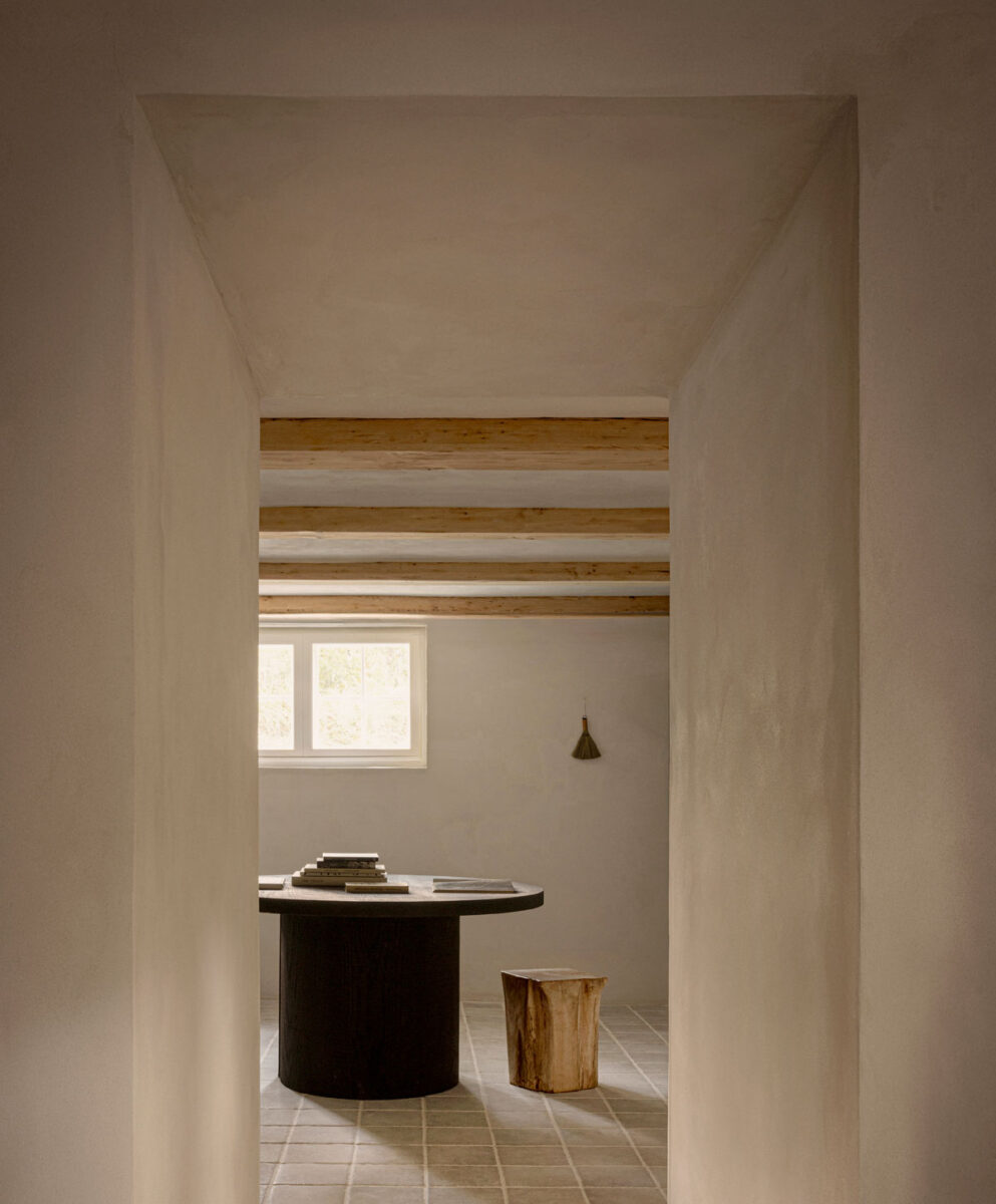 Rustic Minimal Wine Room