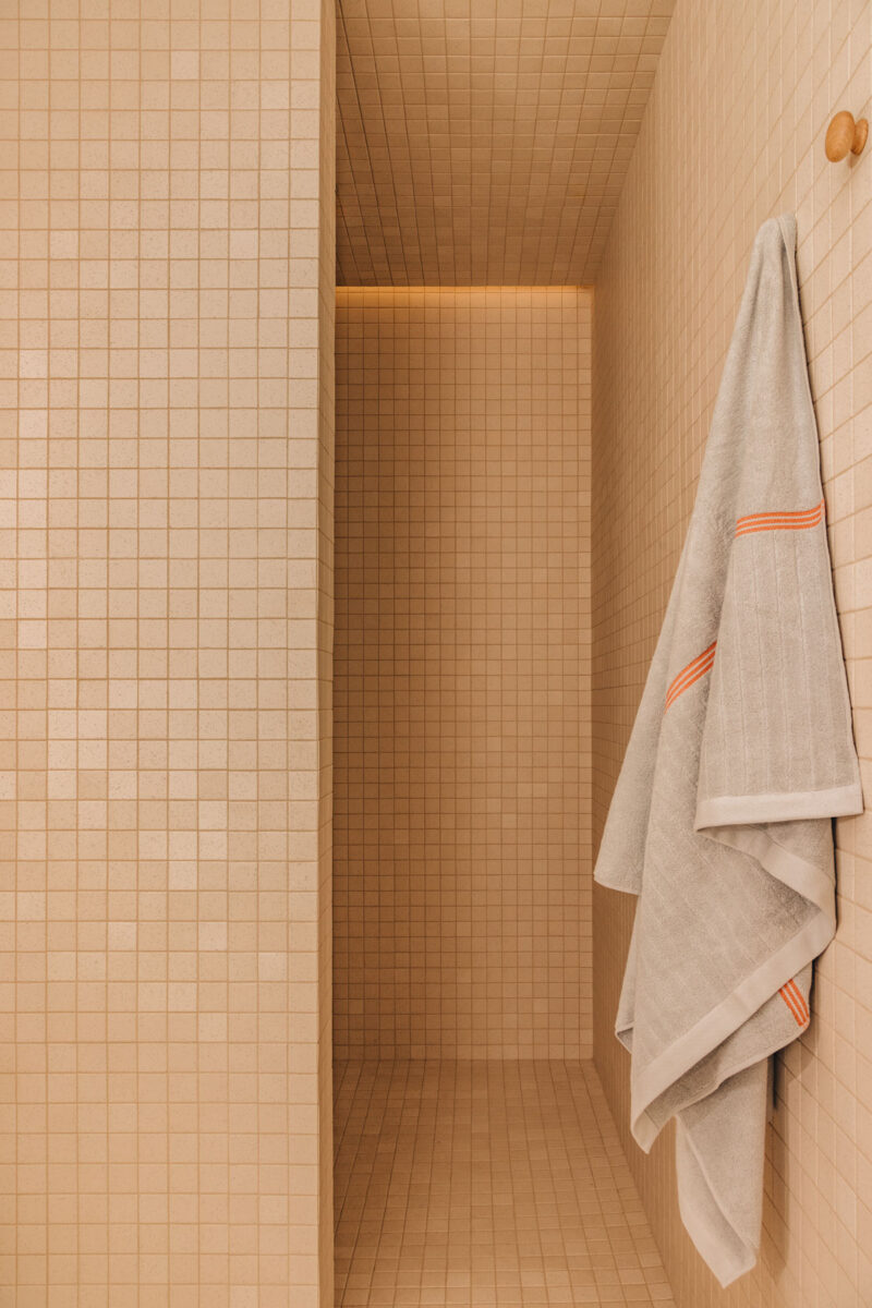 Minimalist shower architecture