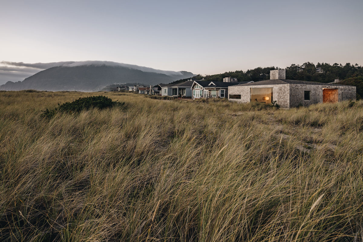 Small modern beach house