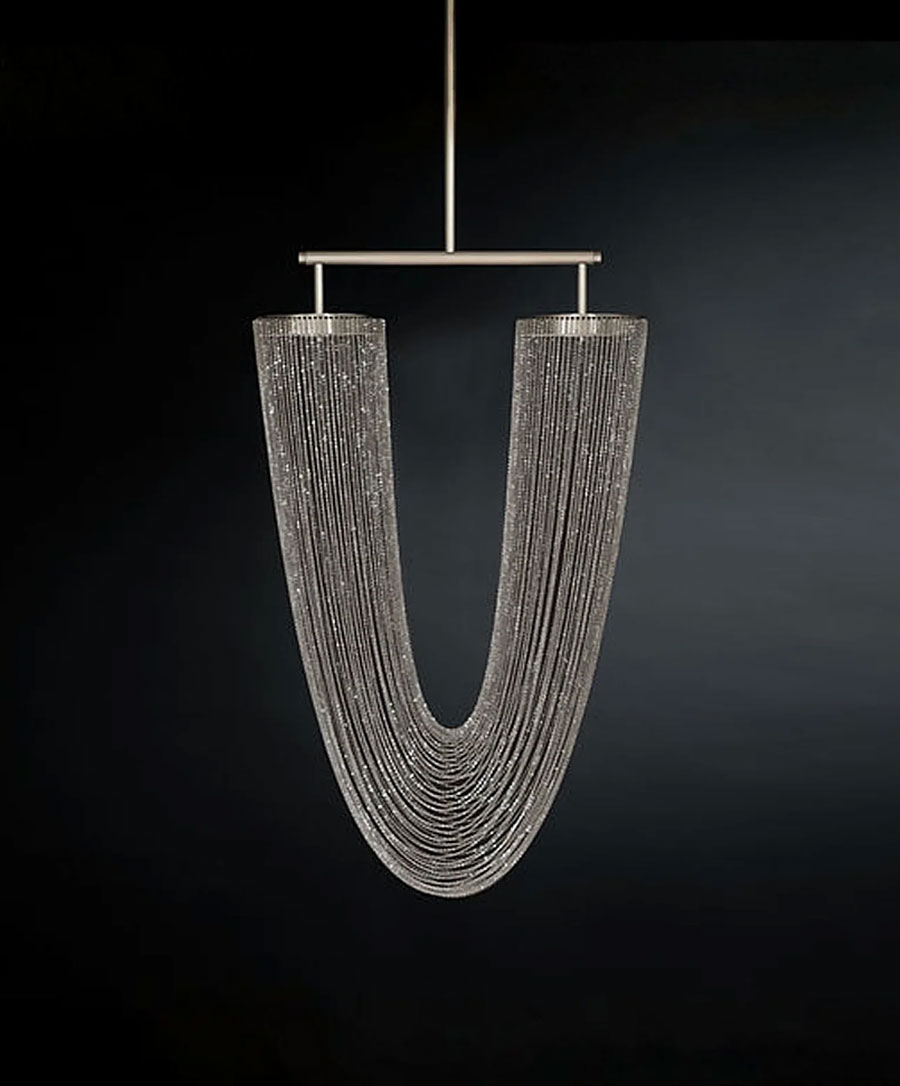 Larose Guyon Otero Pendant - Small with Metal Chains - DSHOP